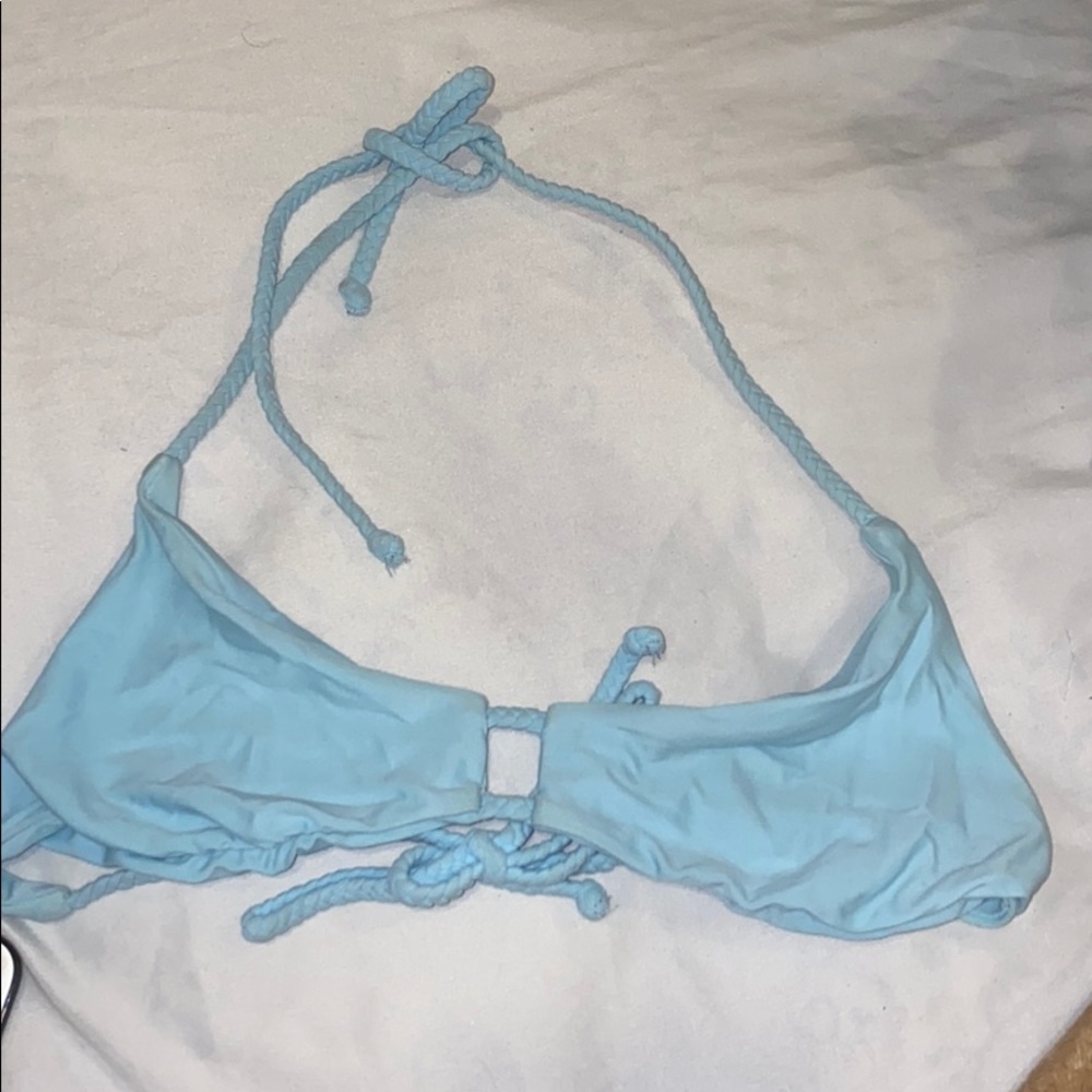 FRANKIES blue bikini top